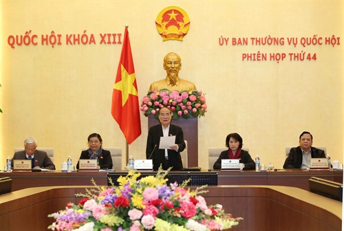 Thông cáo phiên họp thứ 44 của Ủy ban Thường vụ Quốc hội khóa XIII