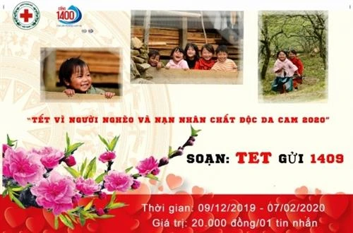 Phát động nhắn tin "Tết vì người nghèo và nạn nhân chất độc da cam" năm 2020
