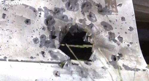 Xe chở đặc nhiệm SEAL bị đạn IS găm nát