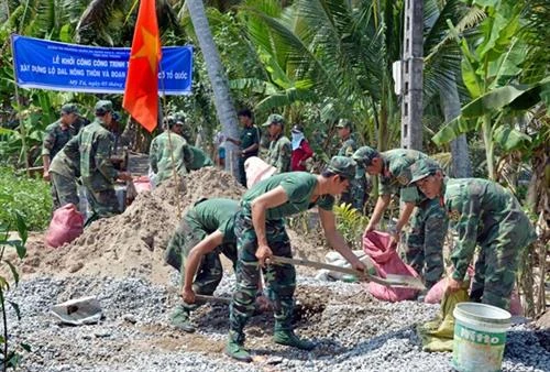 Người dân Sóc Trăng chung sức xây dựng nông thôn mới