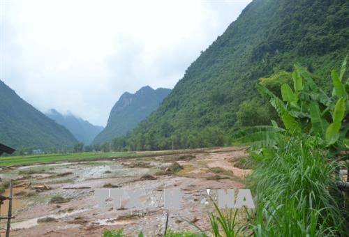 Cao Bằng: Mưa lớn kéo dài, nhiều tuyến đường sạt lở, gần 400 ha hoa màu bị ngập