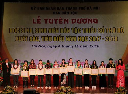 Tuyên dương học sinh, sinh viên dân tộc thiểu số Thủ đô xuất sắc