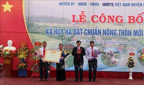 Đổi thay từ xây dựng nông thôn mới ở xã Huy Hạ