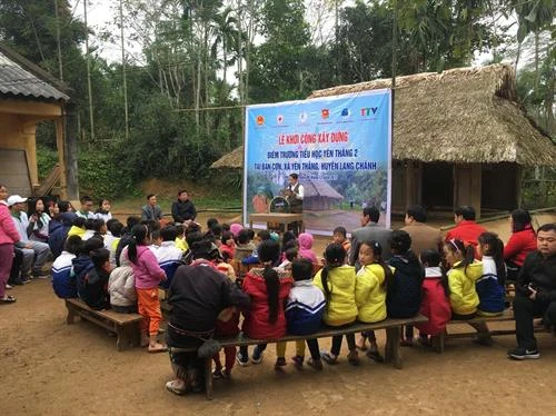 Thêm nhiều phòng học kiên cố cho học sinh vùng cao Yên Thắng
