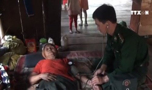 Ấm tình quân dân nơi vùng biên