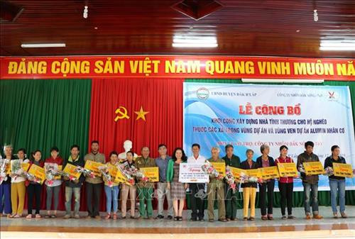Huyện Đắk R’lấp xây dựng nhà tình thương hỗ trợ người nghèo đón Tết