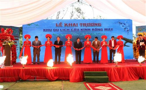Khai trương Khu du lịch sinh thái cầu kính rồng mây