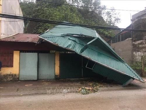 Tuyên Quang: Hơn 410 ngôi nhà bị tốc mái, đổ sập do mưa dông kèm mưa đá