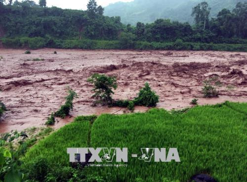 Điện Biên: Mưa lũ gây thiệt hại ở huyện Nậm Pồ