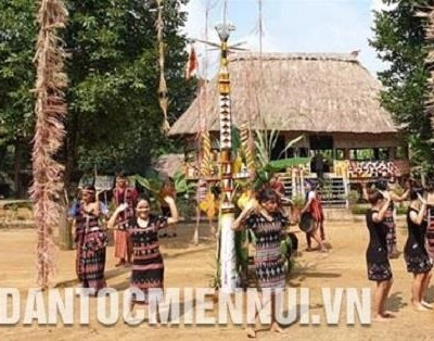 Nghi thức dựng cây nêu của đồng bào Cơ Tu