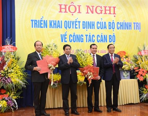 Đồng chí Nguyễn Đình Khang được Bộ Chính trị phân công giữ chức vụ Bí thư Tỉnh ủy Hà Nam