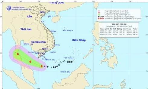 Thời tiết ngày 3/1/2019: Nền nhiệt độ ở các tỉnh miền Bắc tăng nhẹ, Nam Biển Đông có gió giật cấp 11
