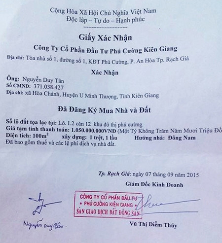 Bắt một cán bộ Ban Tuyên giáo Tỉnh ủy Kiên Giang