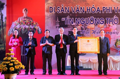 “Tín ngưỡng Thờ mẫu Âu Cơ” là di sản văn hóa phi vật thể quốc gia