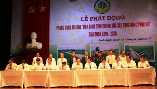 Bình Định phấn đấu có 76 xã đạt chuẩn nông thôn mới vào năm 2020