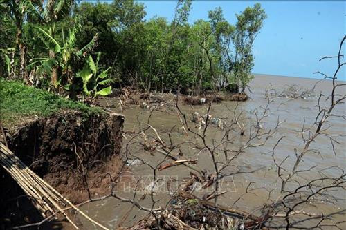 Kiên Giang công bố tình trạng sạt lở đê biển nghiêm trọng