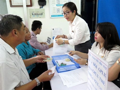 Từ ngày 4/7 Hà Nội cấp đổi giấy phép lại xe tại trụ sở các cơ quan, đơn vị