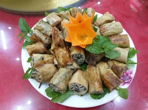 Nem măng - món ngon của xứ sở Tây Bắc