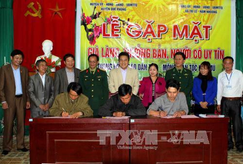 Nghệ An tăng cường vai trò người có uy tín trong vùng đồng bào dân tộc thiểu số