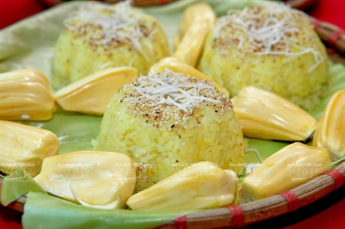 Xôi sầu riêng và xôi mít