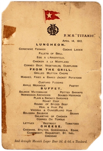 Đấu giá hiện vật trên tàu Titanic
