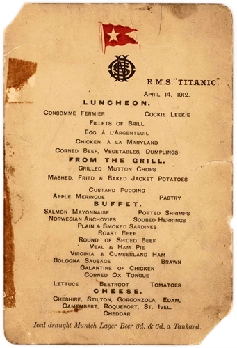 Đấu giá hiện vật trên tàu Titanic
