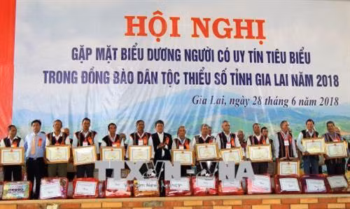 Gia Lai biểu dương người có uy tín tiêu biểu trong đồng bào dân tộc thiểu số