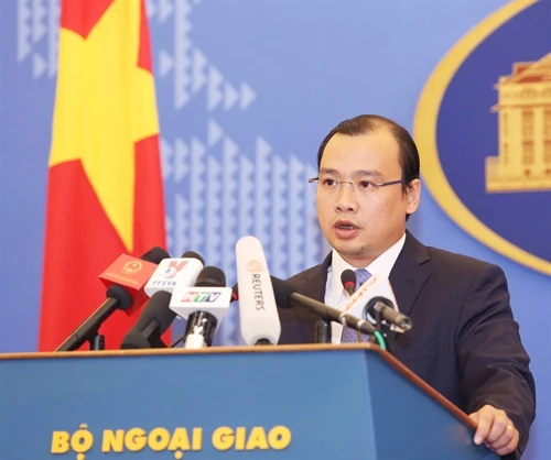 Việt Nam phản đối hoạt động của giàn khoan Hải Dương 981 tại khu vực ngoài cửa Vịnh Bắc Bộ chưa được hai bên phân định