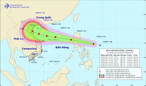 Các tỉnh, thành phố ven biển từ Quảng Ninh đến Phú Yên chủ động ứng phó với bão Podul