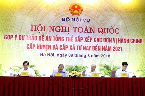 Sáp nhập đơn vị hành chính sẽ giảm 4 huyện, 539 xã