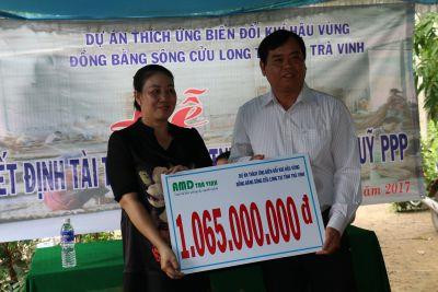 Trà Vinh hỗ trợ vốn cho nông dân sản xuất thích ứng biến đổi khí hậu