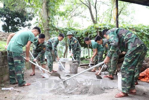 Dấu ấn bộ đội biên phòng Thị Hoa trong phong trào nông thôn mới vùng biên giới