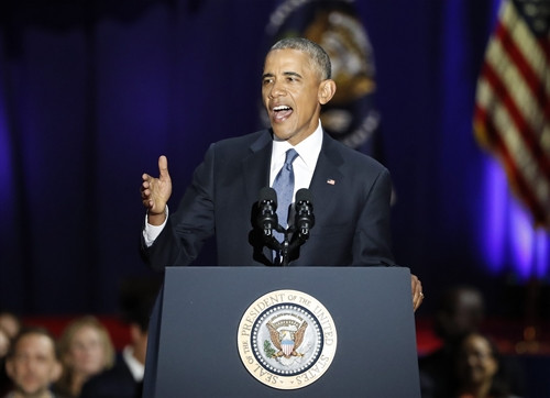 Tỷ lệ ủng hộ Tổng thống Mỹ B.Obama tăng cao trước khi mãn nhiệm