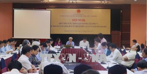 Góp ý hoàn thiện Dự thảo Luật Giáo dục (sửa đổi) và Dự thảo Luật sửa đổi, bổ sung một số điều của Luật Giáo dục Đại học