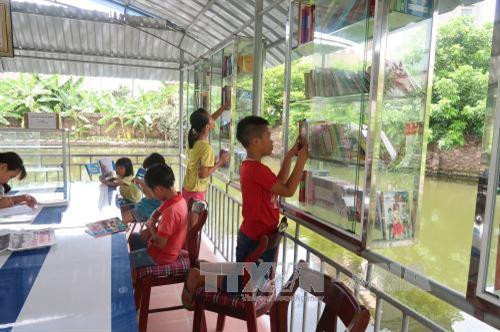 Độc đáo khu vườn đọc sách miễn phí tại Hải Dương