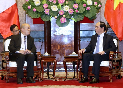 Chủ tịch nước, Thủ tướng Chính phủ tiếp Bộ trưởng Quốc phòng Pháp và Ấn Độ