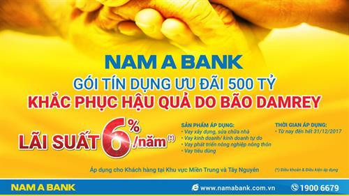 Tín dụng ưu đãi hỗ trợ người dân khắc phục hậu quả bão số 12