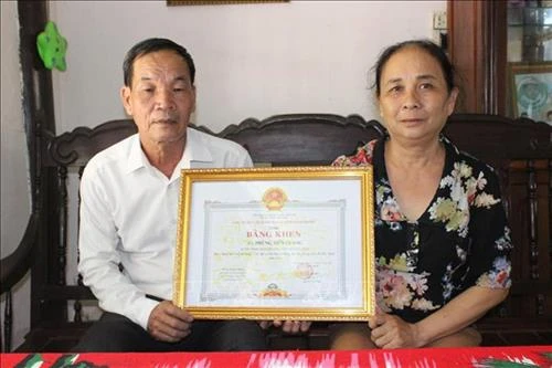 Lão nông Phùng Tiến Quang hiến đất xây công trình phúc lợi 