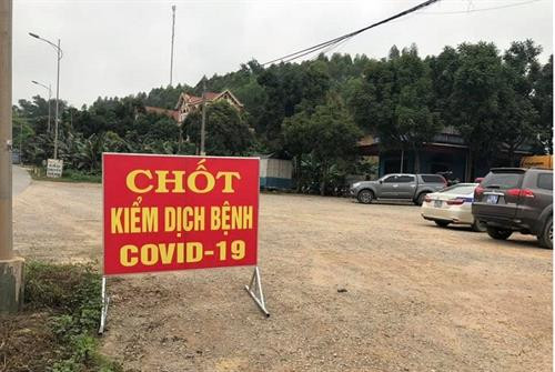 Dịch COVID-19: Hòa Bình lập các chốt liên ngành kiểm soát, phòng chống dịch bệnh