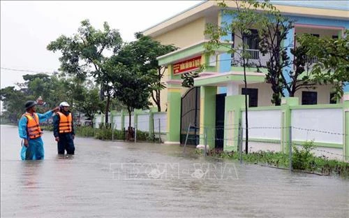 Mưa lũ, nhiều trường học phải hoãn Lễ Khai giảng năm học mới 2019-2020