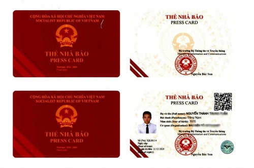 Từ tháng 2/2017, Thẻ nhà báo sẽ được xét cấp hai đợt mỗi năm