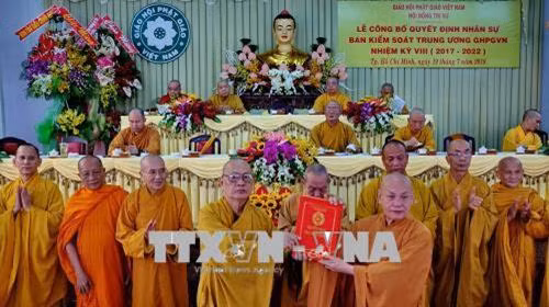 Kiện toàn cơ cấu tổ chức của 13 Ban, Viện Trung ương Giáo hội Phật giáo Việt Nam nhiệm kỳ VIII (2017-2022)