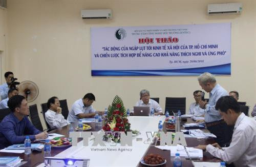 Đề xuất nhiều biện pháp giải quyết tình trạng ngập nước ở Thành phố Hồ Chí Minh