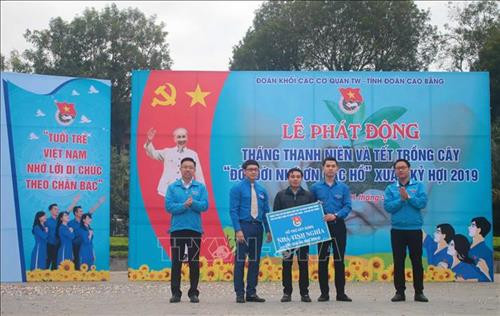 Tỉnh Đoàn Cao Bằng phát động Tháng Thanh niên và Tết trồng cây
