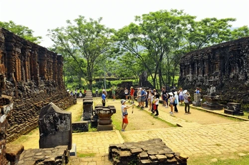 Độc đáo đền tháp Chăm ở Mỹ Sơn