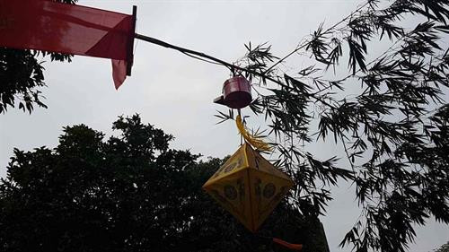 Dựng cây Nêu ngày Tết và chương trình "Hương xưa bánh tét" tại Đại Nội Huế