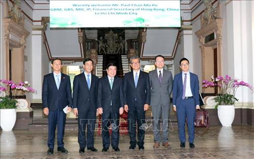 Đẩy mạnh hợp tác giữa Thành phố Hồ Chí Minh và Hồng Công (Trung Quốc)