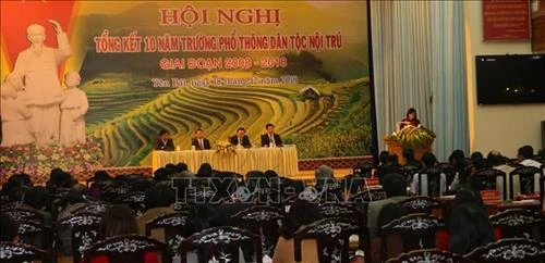 Tổng kết 10 năm Trường Phổ thông Dân tộc nội trú giai đoạn 2008 – 2018