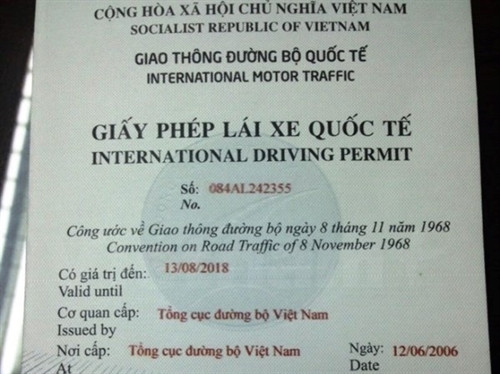Chốt mức lệ phí cấp giấy phép lái xe quốc tế 135.000 đồng