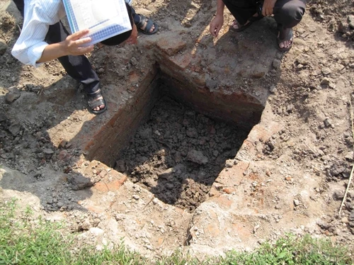 Phát hiện giếng Chăm cổ ở Quảng Nam